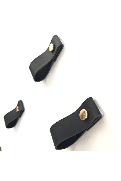 Bundera 3 Adet Siyah Rustik Kulp Mutfak Dolap Gardrop Kapağı Kulbu Ve Çekmece Mobilya Kulpu