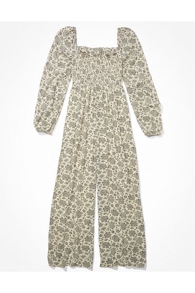 AMERICAN EAGLE Beige Women's / Girl's Jumpsuit U-1399-6859