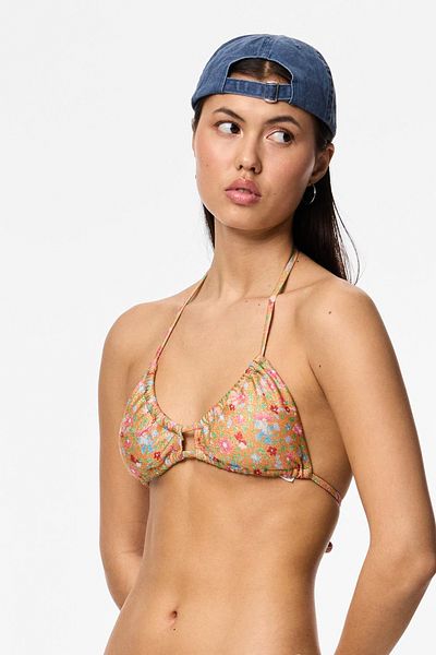 PIECES PCASINE SHINE BIKINI TOP SWW