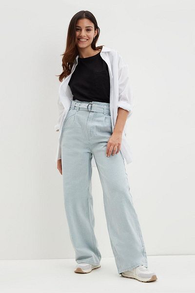 DOROTHY PERKINS جينز أزرق فاتح نسائي