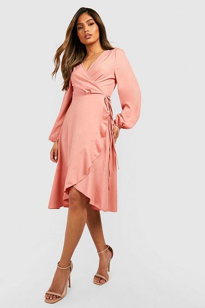 BOOHOO Women's Light Pink Dress