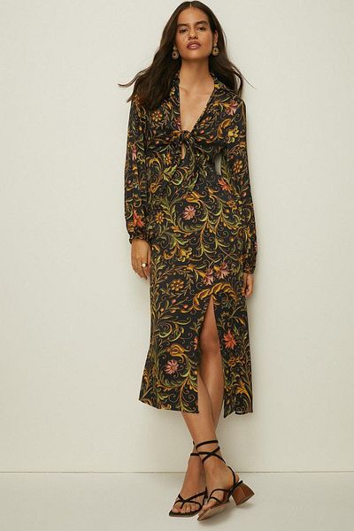 Oasis Black Women's Dress