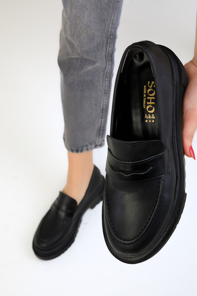 SOHO SIYAH Kadın Loafer Ayakkabı 17762