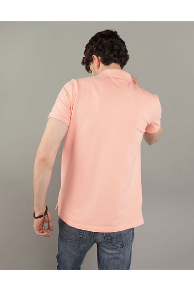 AMERICAN EAGLE Pink Men's T-shirt U-1165-9146