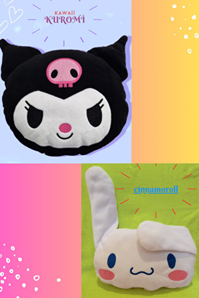 Kollektif Cinnamoroll My Melody Peluş Yastık Anime Hediye Kuromi Kawaii  Hell...