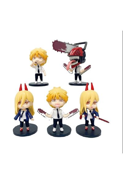 hediyeconcepti Kawaii New Cartoon Character Chainsaw Man#1560 Denji#1580 Electric Baby Saw Man Denj