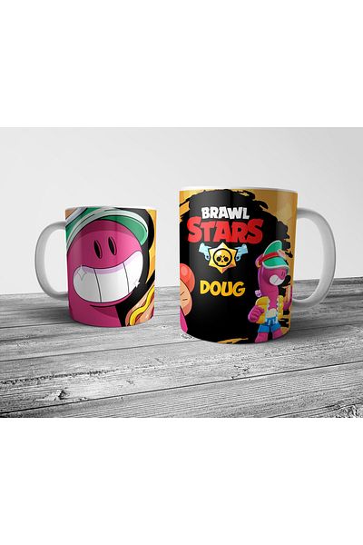 Pixxa كوب Brawl Stars Doug موديل 2 - الإصدار الثاني