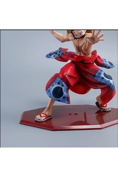 hediyeconcepti One Piece Wano Country Gk Anime Action Figure Samurai Sword Monkey D Luffy Pvc Model Decoration