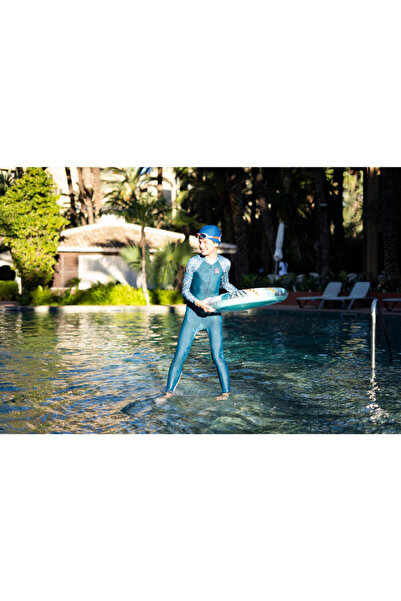 Decathlon Унісекс дитячий плавальний костюм Bonesi - розмір S - 53 см - 56 см