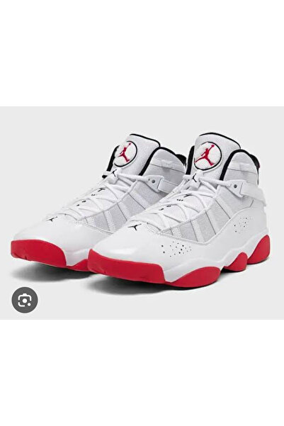 Nike Jordan 6 Rings Erkek Beyaz Basketbol Ayakkabısı 322992-160