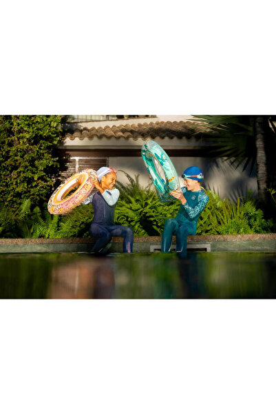 Decathlon Унісекс дитячий плавальний костюм Bonesi - розмір S - 53 см - 56 см