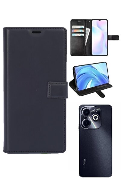 INFINIX HOT40İ (X6528B) Kamera Korumalı Cüzdanlı ve Kapaklı Kılıf