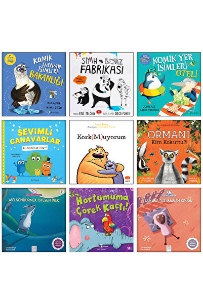 Domingo Yayınevi Komik Hayvan İsimleri Bakanlığı Siyah ve Beyaz Fabrikası Kom...
