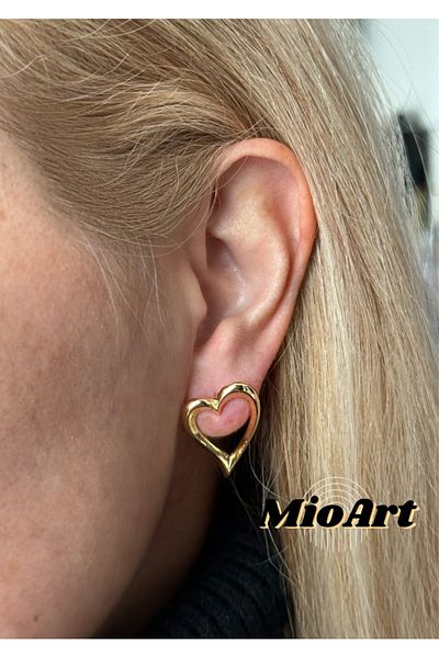 MioArt Women's Elegant Heart Earrings