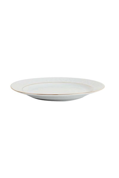 Porland Hazan Gold Gilt Flat Plate 25cm 6 Pieces 04POR031038