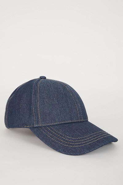 DeFacto Men's Label Printed Jean Cap Hat A9520AX24SM