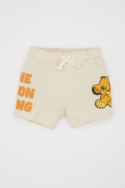 DeFacto Disney Lion King Baby Boy 2-Piece Set - Crew Neck Short Sleeve T-Shirt and Shorts C5351A524Sm