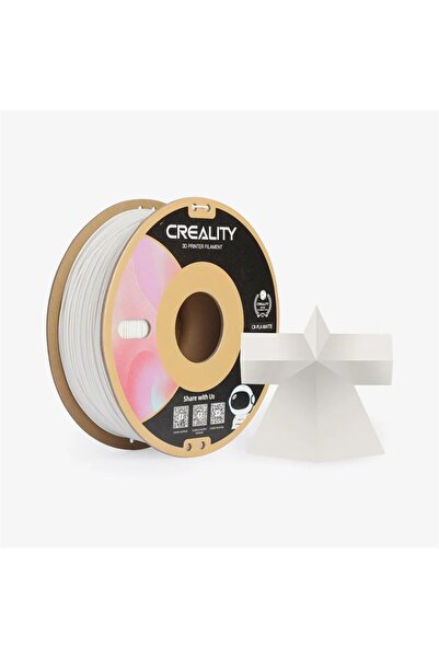Creality Cr-Pla Mat Alçı Beyazı 1.75mm Pla 3D Baskı Filamenti 1Kg