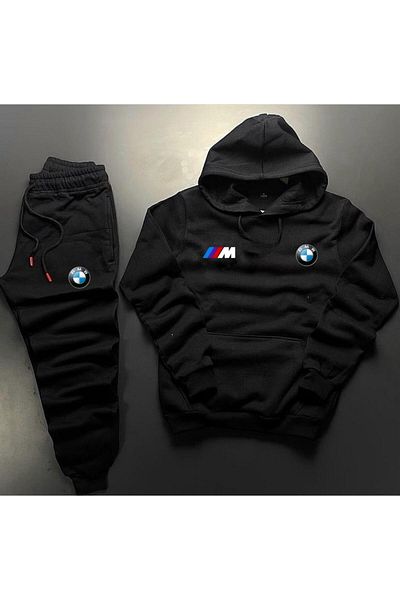 WEARTEX Tracksuit Set Unisex Printed Sweatshirt-Cotton Winter Tracksuit Set Set of 2