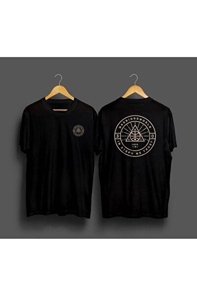 Khione Unisex majica kratkih rukava sa svetskim printom ratnika, 100% pamuk