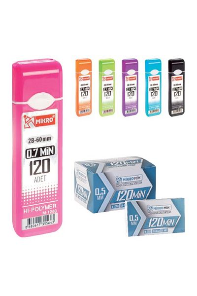 Mikro Pencil Nib M-1260p 60 Mm 0.7 Mm (12 Tubes) (There are 120 Nibs in 1 Tube)