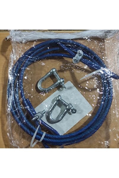 YILDIZ ÇELİK ARABA ÇEKME HALATI 3 METRE ÇELİK VE İZOLELİ PAKETLİ