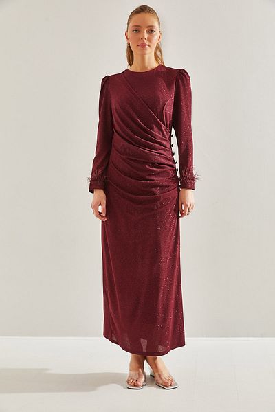 Bianco Lucci Modest Βραδινό φόρεμα Hijab Glitter -60191009