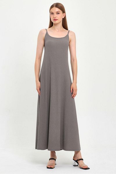 ALEXANDERGARDI Alexandergardı Μακρύ φόρεμα με λεπτές τιράντες (B23-0052 02 B23-421)