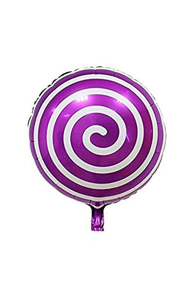 Partifabrik بالون أرجواني لولي بوب فويل فويل 45 سم
