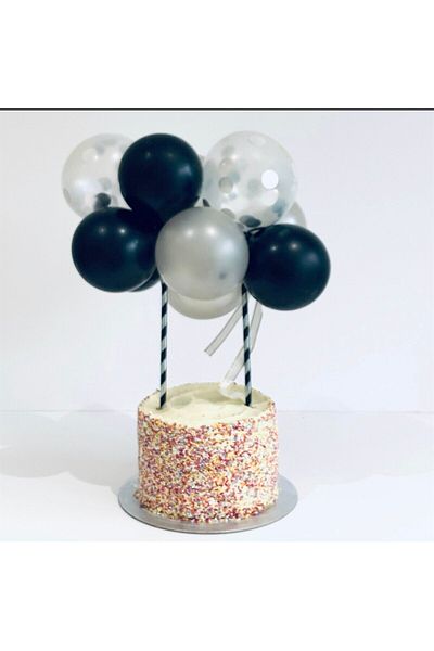 Partifabrik Balloon Cake Decoration with Color Options