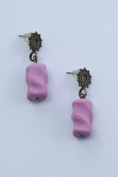 Lila Rosa Ethnic and Authentic Designed Earrings