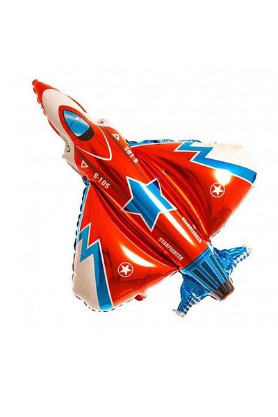 Partifabrik Missile Shuttle Red Space Foil Balloon