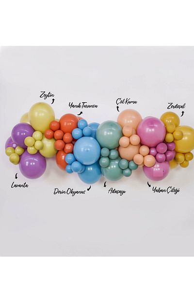 Partifabrik Lavender Color Retro Latex Balloon 10 Pieces
