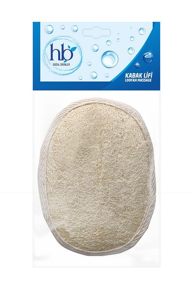 HB Organik Doğal Ürünler Pumpkin Fiber Oval Body Scrub (Exfoliating)