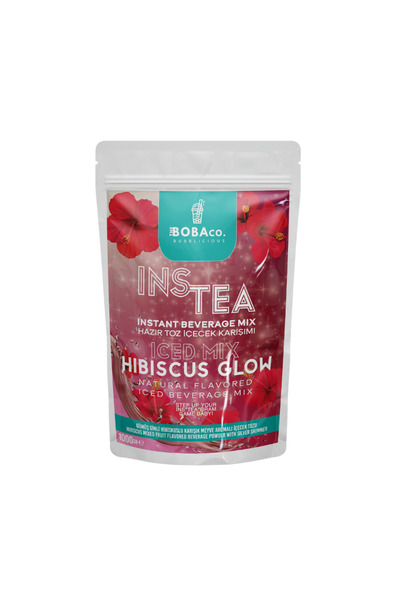 Tea Co Instea Hibiscus Glow - Gümüş Tozlu ve Hibiskuslu Soğuk Çay Karışımı 1K...