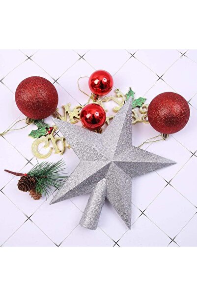 Partifabrik Στολίδι για το χριστουγεννιάτικο δέντρο, λαμπερό, 20 εκ. ασημί
