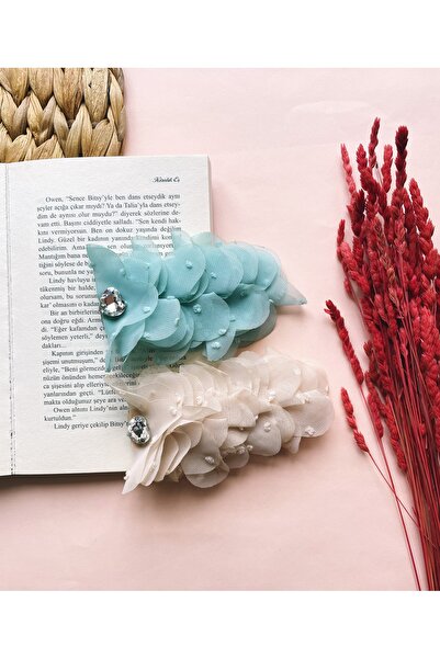 The Cloudish Shop Щипка за коса с тюл, комплект от 2 броя