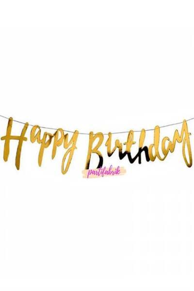 Partifabrik Στολίδι με γράμματα ιταλικής γραφής για την ευχετήρια ημέρα γενεθλίων