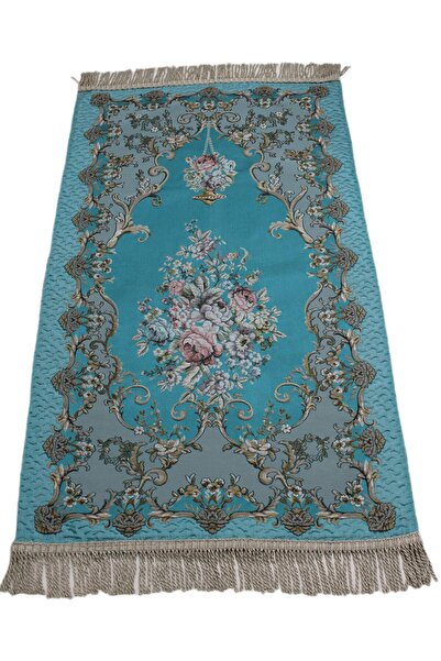 Believe GÜLİZAR GOBLEN SATEN SECCADE TURKUAZ70x120