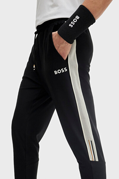 BOSS Kontrast Şeritli Belden Bağlamalı Cepli Regular Fit Pantolon Erkek PANTOLON 50506163 001