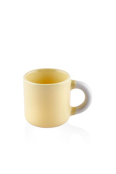 The Mia Colorida Espresso And Turkish Coffee Cup Yellow