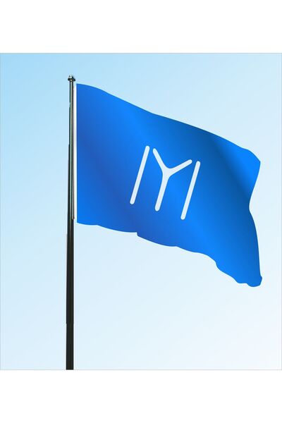 bayrakal KAYI Boyu Bayrağı 70x105cm Raşel Kumaş