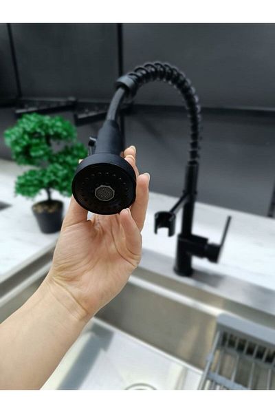FLEKO Spring Silver-Black 2 Function Outlet Battery for Kitchen