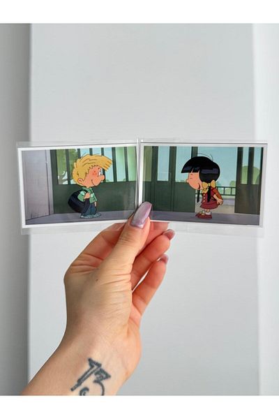Planet Butik Cedric and Chen Card Covering Sticker Set of 2