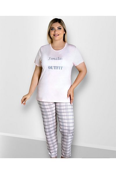 Alperi Women's Plus Size Pajama Set