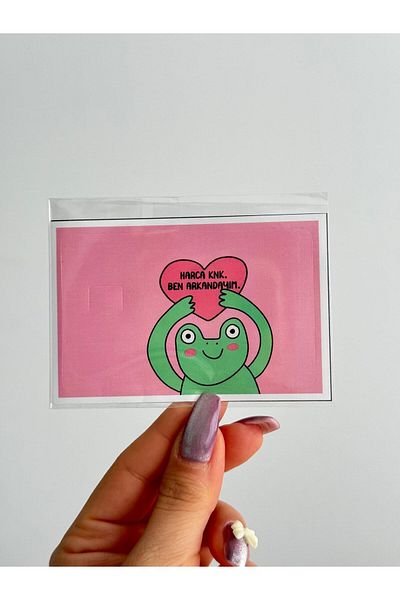 Planet Butik Harca Knk Card Coating Sticker