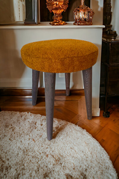 BARERMO Yuvarlak puf Bench, Puf, Sandalye, Oturak, Tabure, Makyaj Masası Sand...