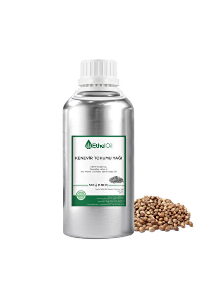 Etheloil Kenevir Tohumu Yağı 500 Gr - %100 Saf Ve Doğal Sabit Yağ