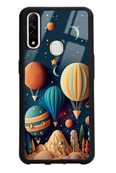 Spoyi Oppo A31 Astral balonlar Tasarımlı Glossy Telefon Kılıfı
