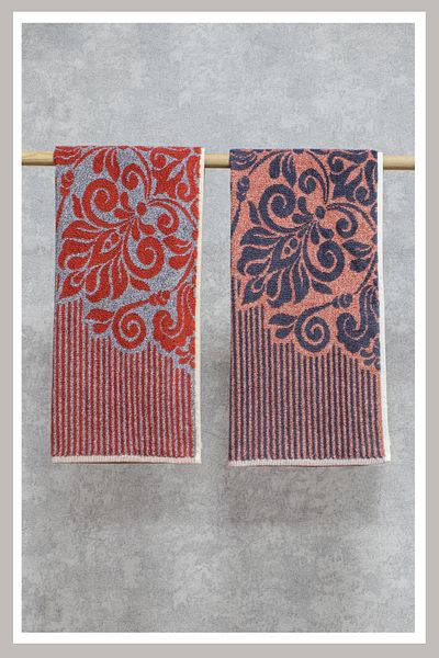 Class 100% Combed Cotton 50x100 Yarn Dyed Set of 2 Biella V1